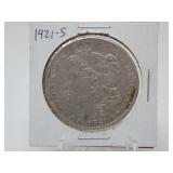 1921-S MORGAN SILVER DOLLAR COIN
