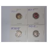 1920-1943 MERCURY DIMES