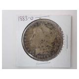 1883-O MORGAN SILVER DOLLAR COIN