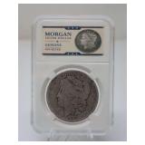 1885-O MORGAN SILVER DOLLAR COIN IN AFTERMARKET SLAB