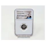 1999-S SILVER DIME COIN, NGC GRADED PF69 ULTRA CAMEO
