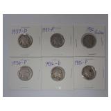 1935-1937 BUFFALO NICKELS