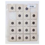 WHEAT PENNY COINS, 1930-1937