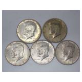 1965-1969 KENNEDY HALF DOLLAR COINS