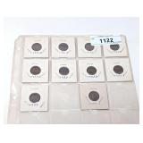 WHEAT PENNY COINS, 1951-1954