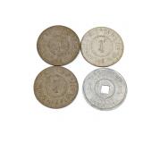 OLD ALABAMA AND MISSISSIPPI SALES TAX TOKENS