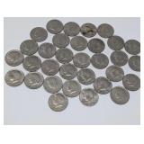 POST-1970 KENNEDY HALF DOLLAR COINS INCLUDING FOUR BICENTENNIAL EDITION