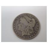 1879 MORGAN SILVER DOLLAR COIN