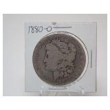1880-O MORGAN SILVER DOLLAR COIN