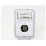 1997-S WASHINGTON CLAD QUARTER DOLLAR COIN, NGC GRADED PF70 ULTRA CAMEO
