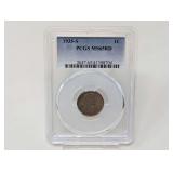 1935-S LINCOLN WHEAT PENNY COIN, PCGS GRADED MS65RD