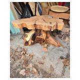 Wood Burl Table