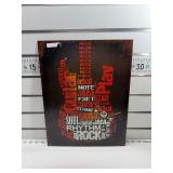 Guitar inspirational sign