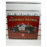 Highway patrol sign