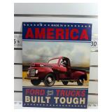 America Ford trucks sign