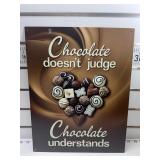 Chocolate understands sign