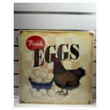 Fresh eggs sign