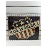 Made in America sign