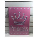 Pink princess sign