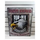 Pow Mia eagle sign