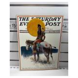 Saturday evening post sign