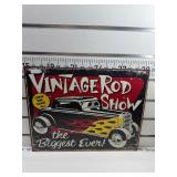 Vintage rod show sign