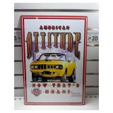 American attitude sign