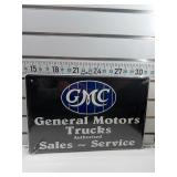 GMC General Motors trucks sign