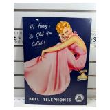 Bell telephones sign
