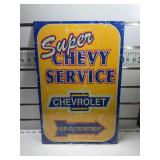 Super Chevy service sign