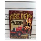 Fire dept sign