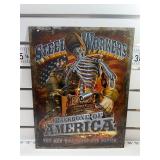 Steel workers America sign