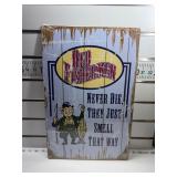 Old fisherman sign