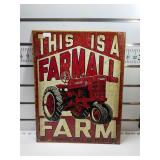 This is a Farmall farm sign