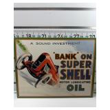 Super shell investment sign