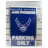US Air Force parking sign