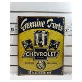 Genuine parts Chevrolet sign