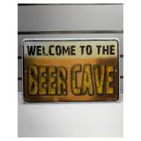 Beer cave sign