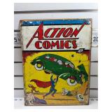 Action comics sign