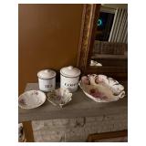 Dishes and tea container