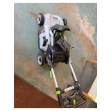 Like new ego electric lawn mower with bag