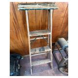 Vintage wooden step ladder