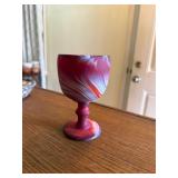 Vintage glass goblet