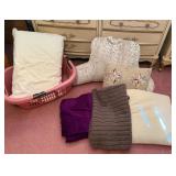 Blankets and pillows