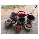 Large flower pot lot