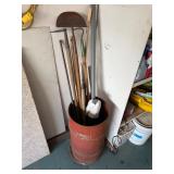 Barrel and long handled tools