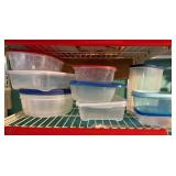 Plastic container lot