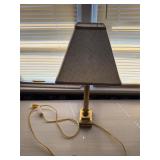 Mid cent mod square shade lamp