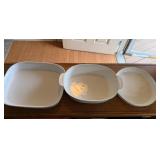 Corningware casserole dishes