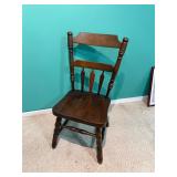 Vintage wood dining chair